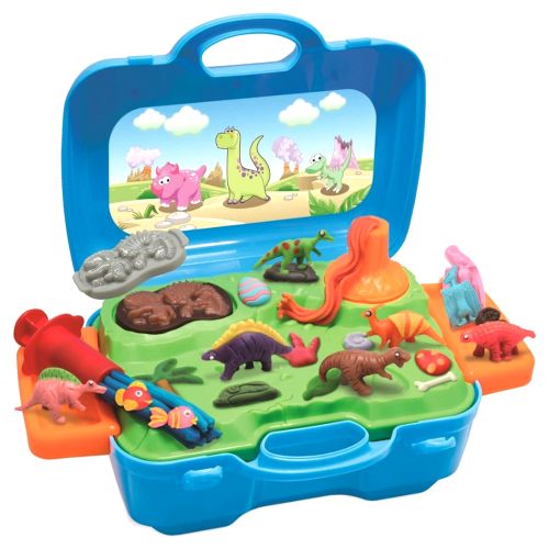 KID'S DOUGH DINO CASE SET