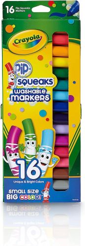 Crayola 16 Ct Washable Pip-Squeaks Markers