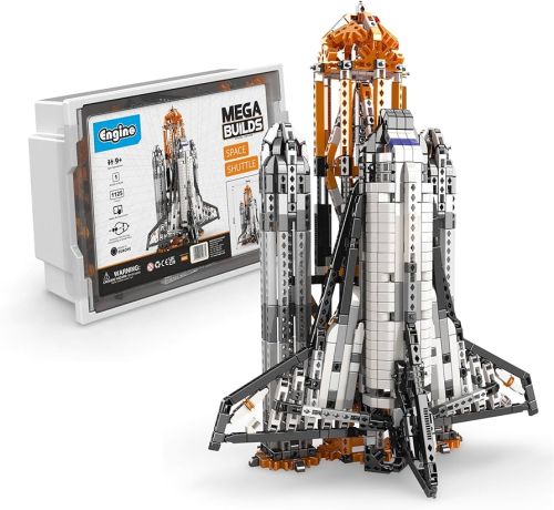 ENGINO - MEGA BUILDS CHALLENGER SPACE SHUTTLE, 1125 PIECES