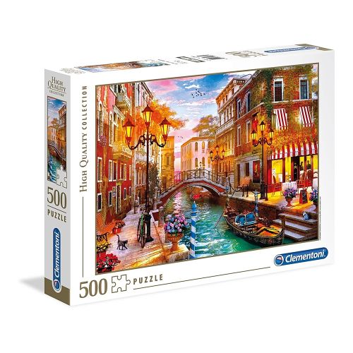 CLEMENTONI - SUNSET OVER VENICE PUZZLE, 500 PIECES