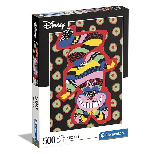 CLEMENTONI - DISNEY CHESHIRE CAT PUZZLE, 500 PIECES