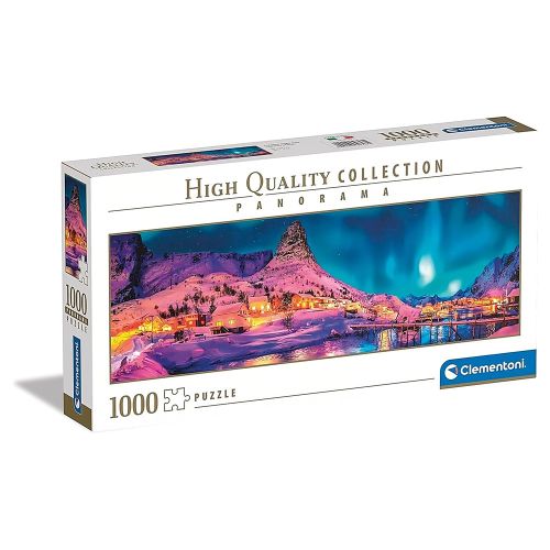 CLEMENTONI PANORAMA - COLOR NIGHT OVER LOFOTEN ISLAND PUZZLE, 1000 PIECES