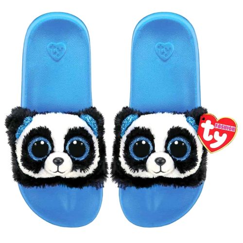 TY - FASHION BAMBOO PANDA SLIPPER SLIDES, MEDIUM