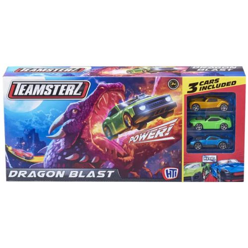 TEAMSTERZ BEAST MACHINE DRAGON BLAST + 3 CARS