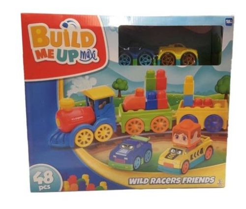 BUILD ME UP MAXI 48 PCS WILD RACERS FRIENDS