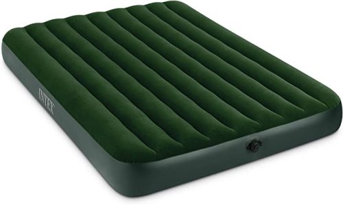 INTEX QUEEN DURA-BEAM PRESTIGE AIRBED WITH BATTERY PUMP