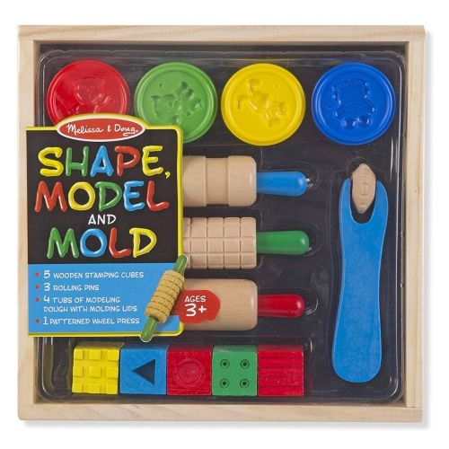 MELISSA & DOUG - SHAPE MODEL AND MOLDING DOUGH & TOOLS KIT