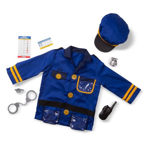 MELISSA & DOUG - POLICE OFFICER COSTUME ROLE PLAY SET