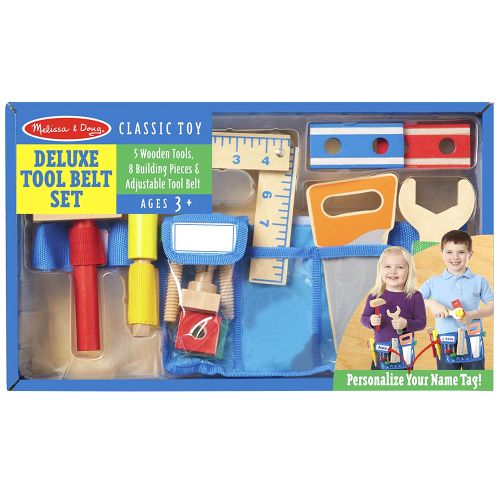 MELISSA & DOUG - WOODEN DELUXE TOOL BELT SET