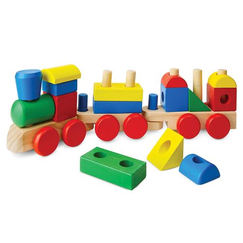 MELISSA & DOUG - WOODEN STACKING TRAIN