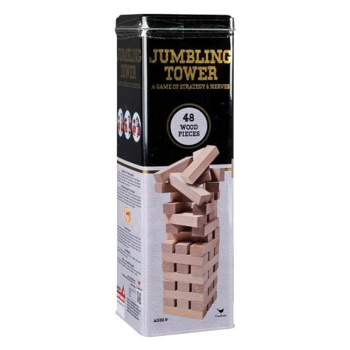 GAME JUMBLING TOWERS WOOD IN TIN