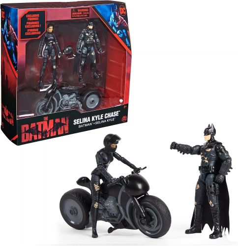 DC Batman Movie Selina Kyle Bike with 2 4" Figs