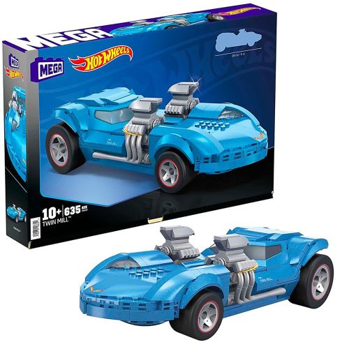 MEGA CONSTRUX - HOT WHEELS TWIN MILL, 635 PIECES