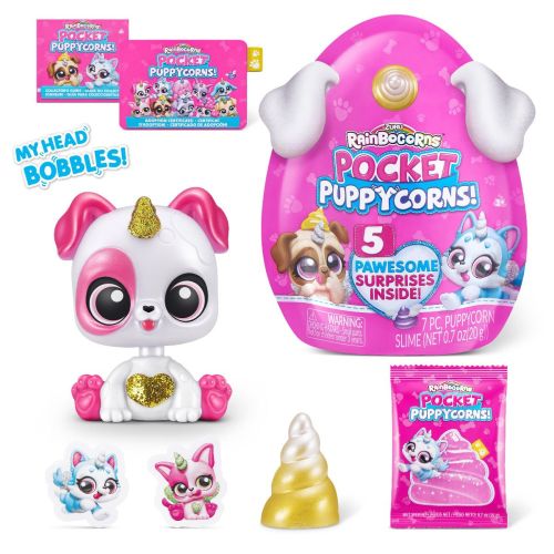 RAINBOCORNS - POCKET PUPPYCORN SURPRISE S1 BOBBLE HEAD SMALL PDQ