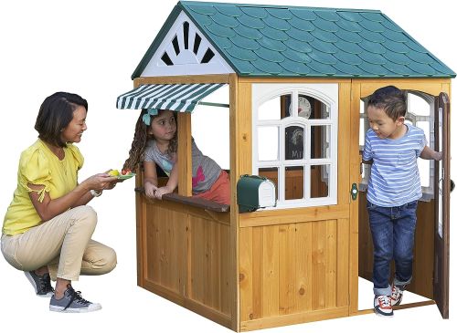 KIDKRAFT GARDEN VIEW WOODEN PLAYHOUSE