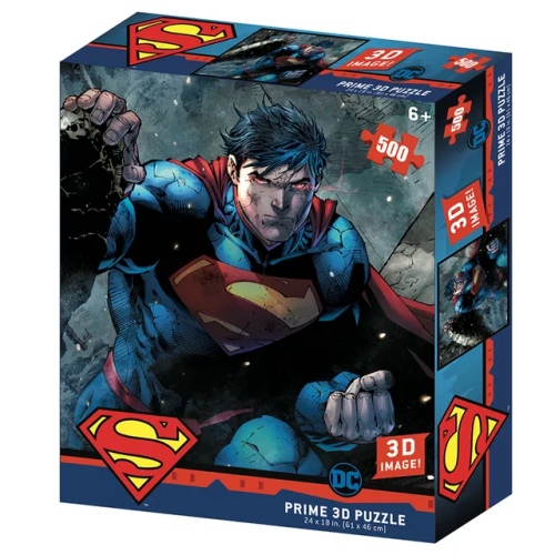 PRIME 3D DC COMICS - SUPERMAN PUZZLE 500PC