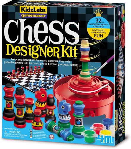 KIDZLABS/GAMEMAKER/MOTORISED SPIN ART/CHESS DESIGNER KIT