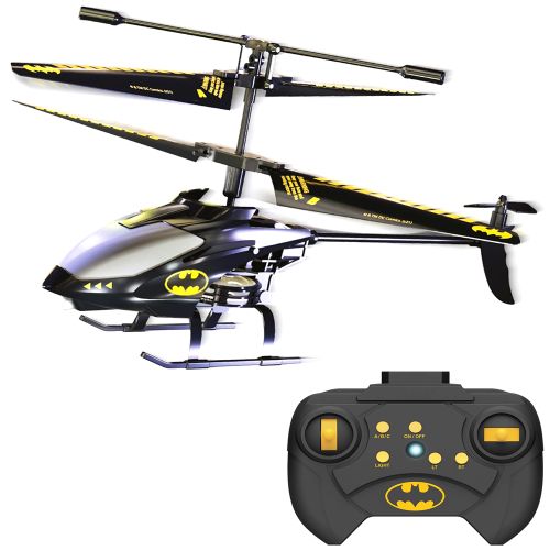 DC BATMAN - GYRO 2CH REMOTE CONTROL HELICOPTER, BLACK