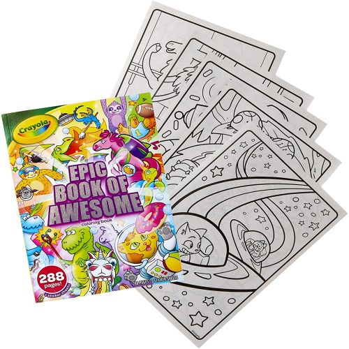 CRAYOLA - EPIC COLORING BOOK, 288 PAGE