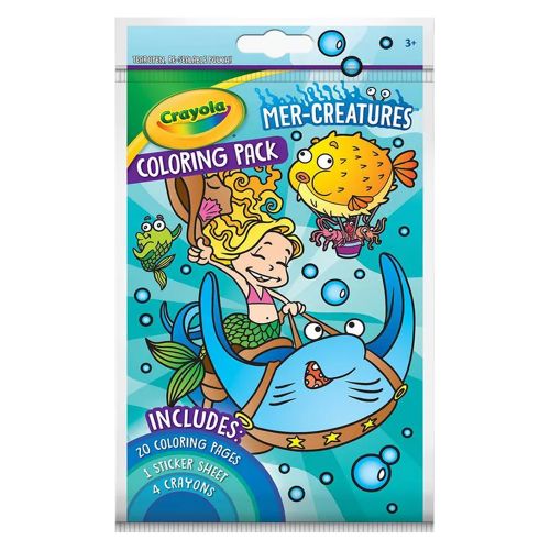 CRAYOLA - MER-CREATURES COLORING PACK