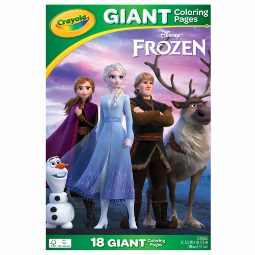 CRAYOLA - GIANT COLOURING PAGES - DISNEY FROZEN, 18 PAGES