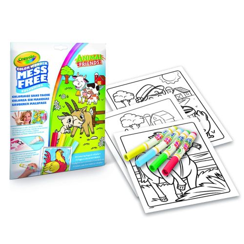 CRAYOLA - COLOR WONDER ANIMAL FRIENDS COLORING SET