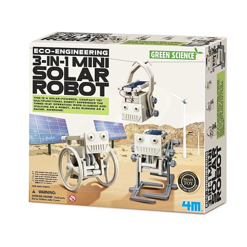 4M - GREEN SCIENCE 3 IN 1 MINI SOLAR ROBOT