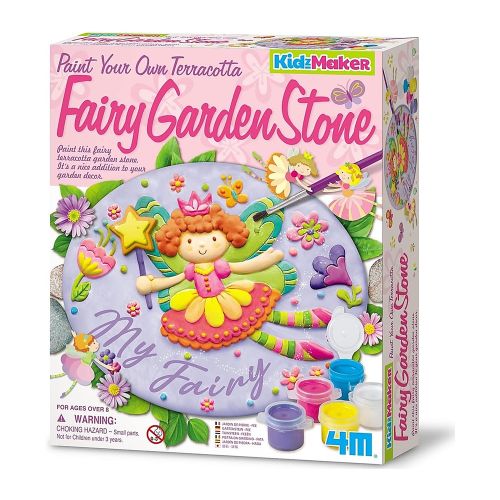 4M - PAINT YOUR OWN TERRACOTTA - FAIRY GARDEN STONE