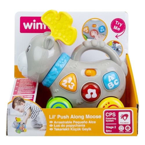 WINFUN - LIL' PUSH ALONG MOOSE TOY