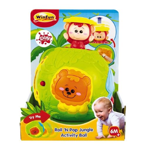 WINFUN - ROLL N POP JUNGLE ACTIVITY BALL